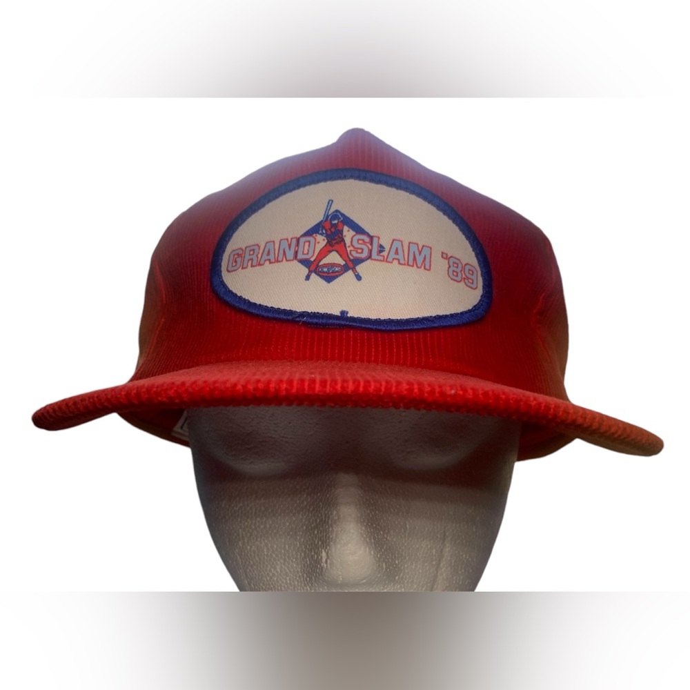 Vintage Corduroy Grand Slam Baseball Cap         1123